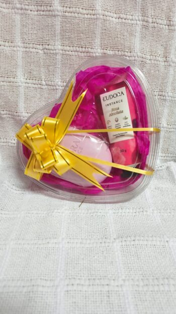 Coração Rosa Absoluta - Eudora