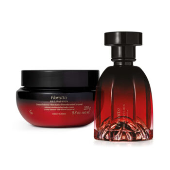 Combo Floratta Red Passion: Eau De Parfum 75ml + Creme Intenso Hidratante Desodorante 250g - O Boticário