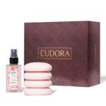 Kit Presente Frutas Vermelhas: Spray Corporal 75ml + Sabonete em Barra 80g (4 unidades) - Eudora